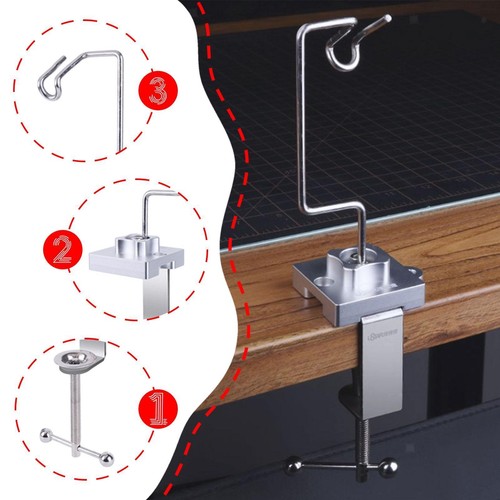 Airbrush Holder, Desktop Airbrush Stand, Spray Pen Stand, Clamp on for Home - Picture 2 of 7