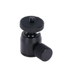 Mini Tripod Ball Head With 1/4 Screw And Hot Shoe Mount Adapter For DSLR Camera