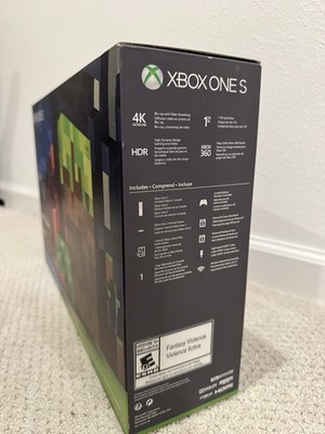 Xbox One S Minecraft Limited Edition 1TB Console • Sealed Console