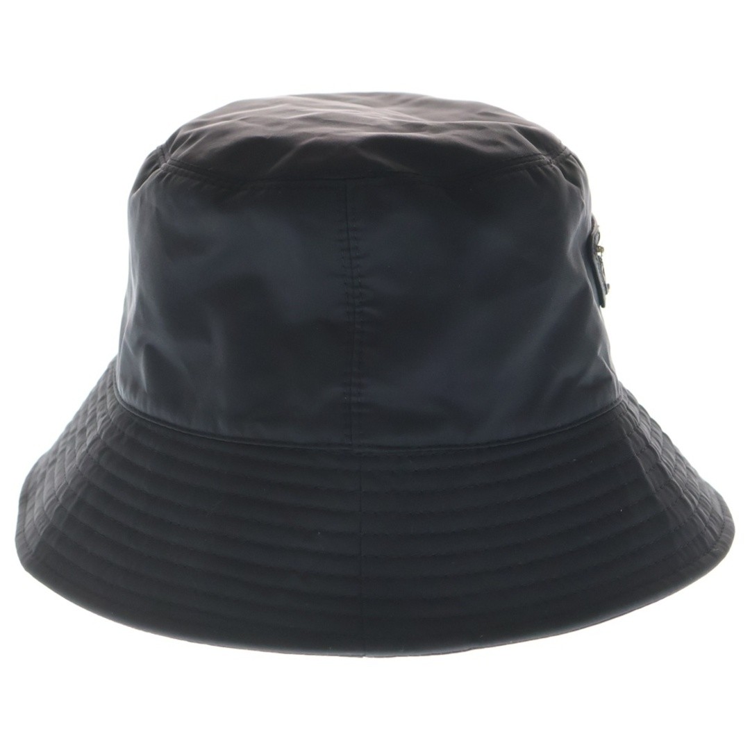 PRADA Triangle Logo Plate Nylon Bucket Hat Black Used 0abc88a0e9d71bb77a4b072956 thumbnail 4