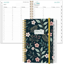 2026-2027 Appointment Book  Planner - 2026-2027 Daily Hourly Planner from July