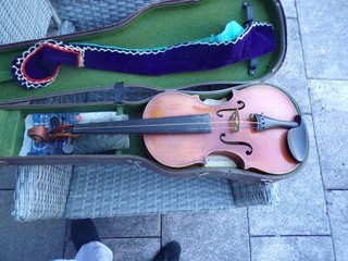 Antique Joseph Volkmann Violin Violin Repaired... 1925