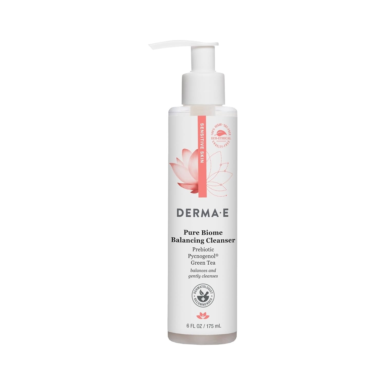 Derma e Pure Biome Balancing Cleanser 6 Oz
