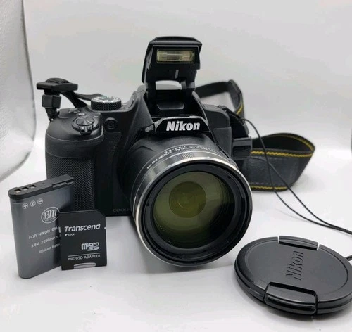 Nikon COOLPIX B700 20.2MP 60x Wi-Fi Digital Camera Black For Parts Not Working