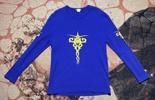VINTAGE MADE IN USA Y2K YMLA Tribal Thermal Top Purple XL