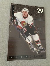 1997-98 Ottawa Senators NHL Hockey Team Issued Postcard - Igor Kravchuk
