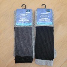 Mens Thermal Sport Extreme Weather Hiking Socks 2 Pair New Below Freezing