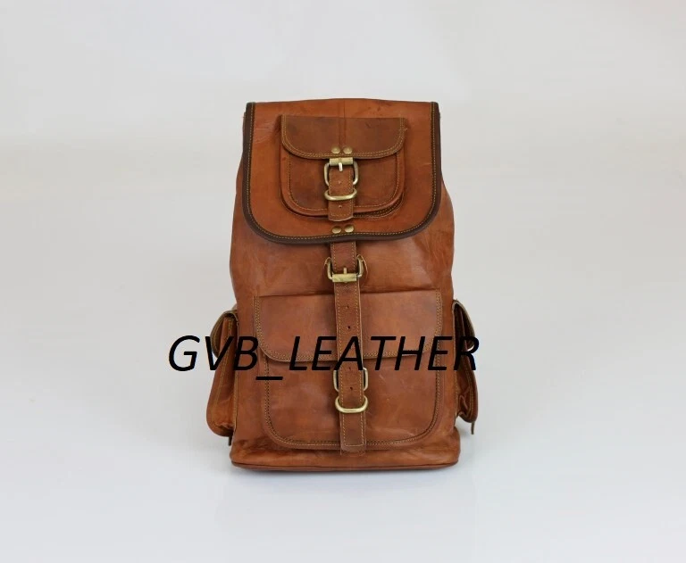 Genuine Leather Vintage Rucksack Backpack Luggage Trip Hiking Camping Travel Bag
Opens in a new wind