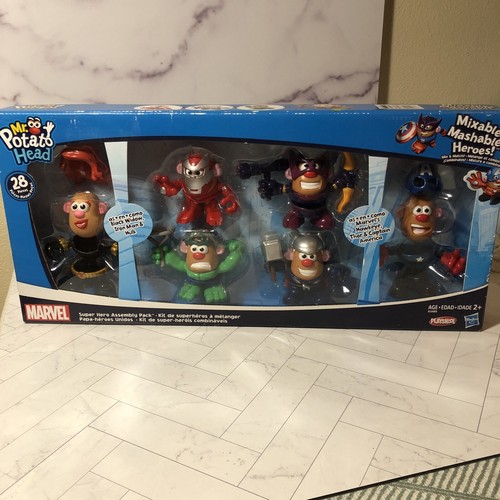 Mr. Potato Head MARVEL Mixable Mashable Heroes AVENGERS SUPER RARE NIB ...