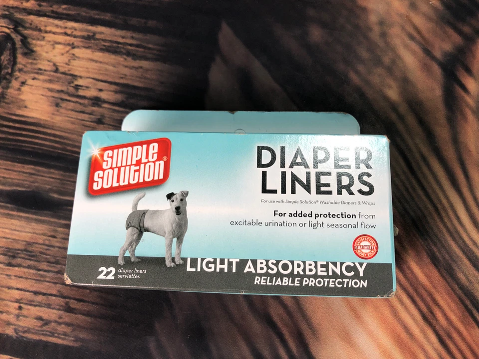 Simple Solution Dog Disposable Diaper Liners Light Absorbency 21 Count Diaper - Image 2 of 4