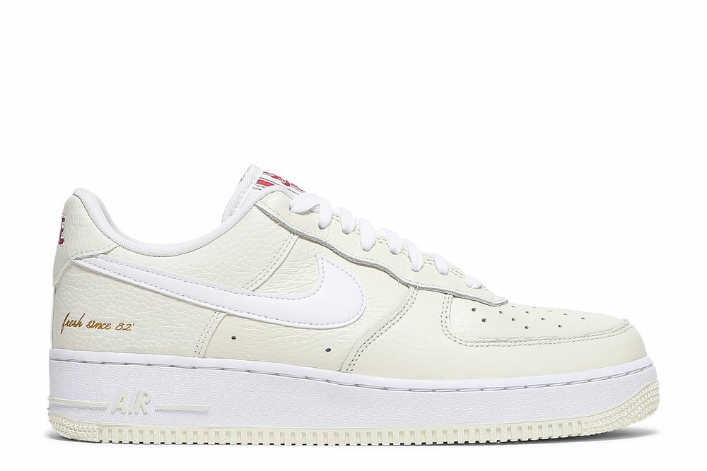 Nike Air Force 1 07 Premium Popcorn White Sneakers CW2919-100