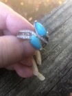 Natural Arizona Sleeping Beauty Turquoise Ring, Multi Gemstones Size 8 — photo 5