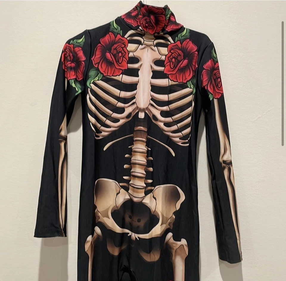 Disfraz Día de Muertos Niños - Mono, Diadema, Bolso y Pulseras Talla 5 Foto 4 de 4