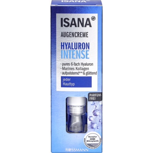 Isana Hyaluron Intense Eye Cream Hyaluronic Acid & Marine Collagen 15ml