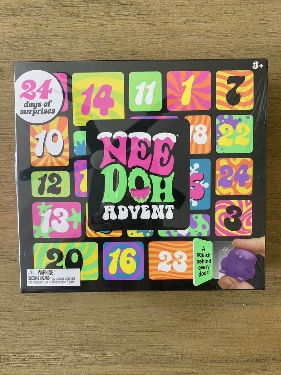 スクイーズ ニードー NeeDoh Squishmas アドベントカレンダー Schylling NeeDoh Advent Calendar, 24 Days of Surprise Mini