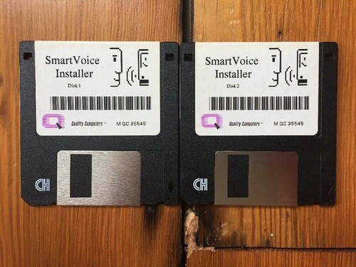 Vintage 90s Smart Voice Installer 3.5 Floppy Disk Program Software Macintosh Mac - Picture 2 of 12