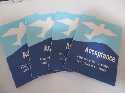 #ad #ad ACCEPTANCE THE WAY TO SERENITY SET OF 4 New larger sets in 10 available $10.95