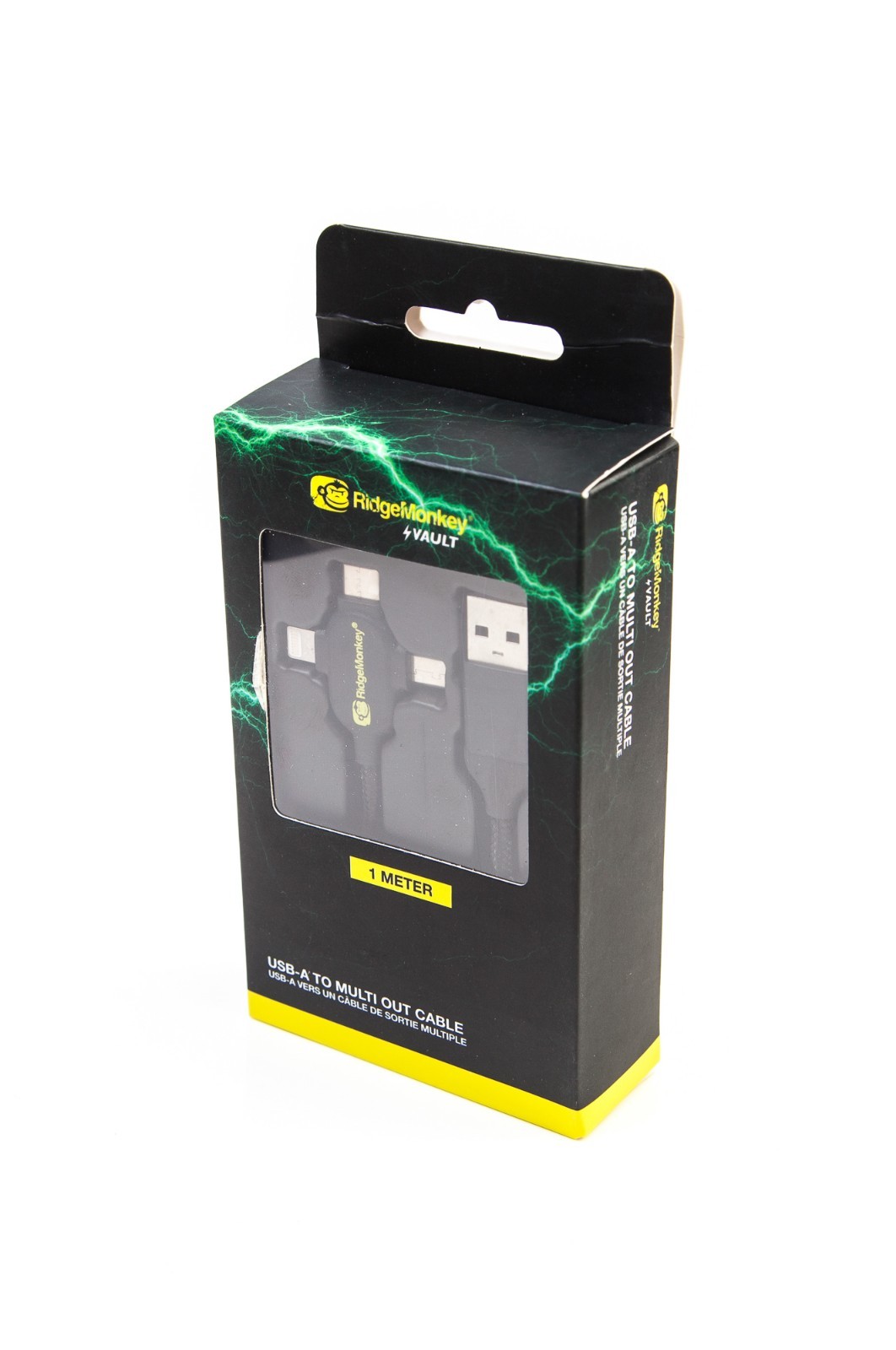 Ridgemonkey Vault USB-A to Multi Out Cable - Charging Cable - Free Delivery