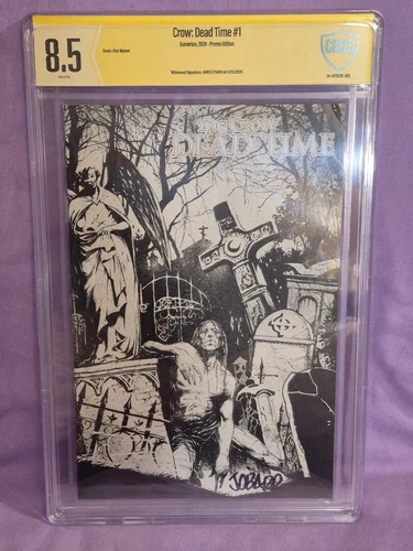 The Crow Dead Time #1 Alex Maleev Sumerian Promo Ed SIGNED James O'Barr 8.5 CBCS