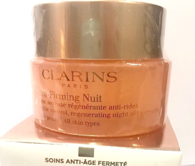 N0B0X CLARINS Wrinkle Control Extra Firming NUIT Regenerating NIGHT Silky Cream