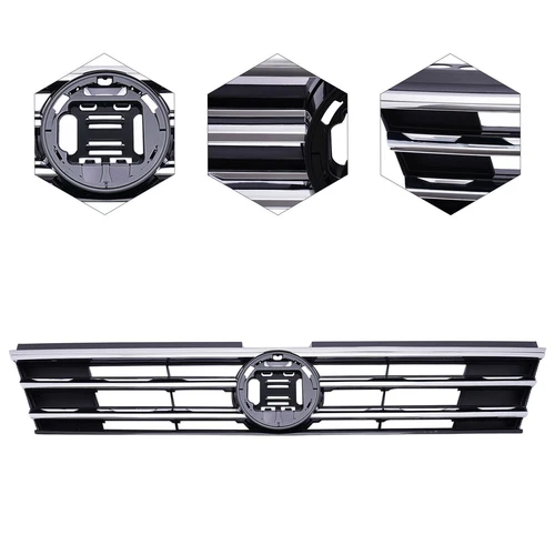 Fit 2018-2021 VW Volkswagen Tiguan Front Upper Bumper Chrome Grille VW1200172 - Bild 3 von 13