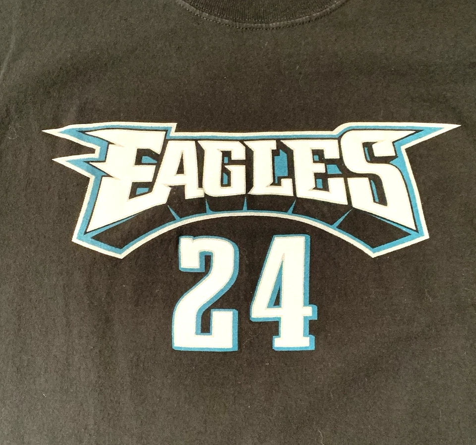 Футболка мужская Reebok Philidelphia Eagles No24 Asomugha с коротким рукавом размер L черная - Изображение 2 из 4