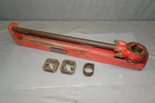 Vintage Craftsman Ratcheting Pipe Threader 26"L w/Two Dies, Guide & Carry Box