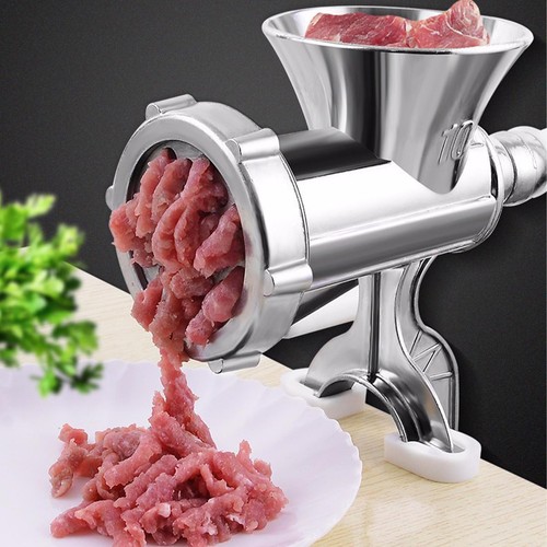 Hand Operated Meat Mincer Heavy Duty Grinder Manual Hand Operated Kitchen Beef - 第 1/14 張圖片