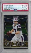 2021 Playoff Josh Allen Call to Arms PSA 10