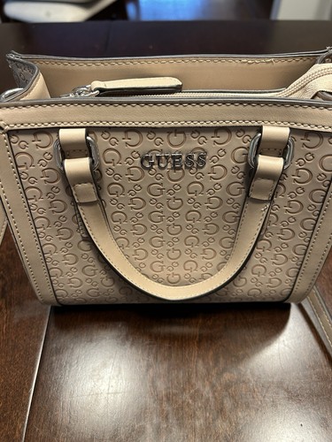 NWT Guess Beige Loden Mini Caramel handbag - Picture 5 of 8