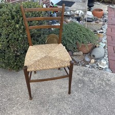 Sedia OTTO Gio Ponti GERDAU Italia Schienale Scala Rush Legno Legno Superleggera b