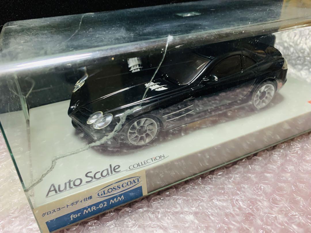 京商　ミニッツ　ボディ　オートスケール メルセデス・ベンツ SLR シルバー 京商 - 京商 1/64 メルセデスベンツ SLR マクラーレン シルバー
