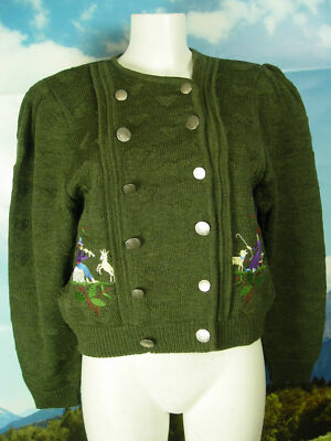 ALBSTRICK Neuware Stickerei Strickjacke Jacke Trachtenjacke Gr