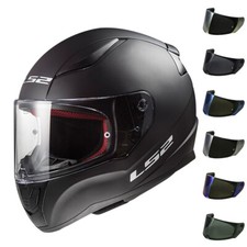 LS2 FF353 Full Face Motorbike Motorcycle Helmet Matt Black Extra Visor Optinal