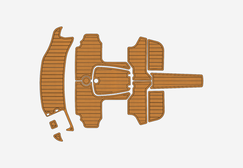 2016 TAHOE 400TS Cockpit Swim platform   1/4" 6mm EVA faux faom teak mat floor - Foto 1 di 13