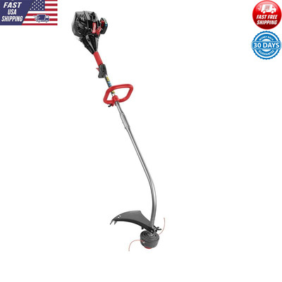 17 Inch Curved Shaft Gas String Trimmer 26cc Easy Load Bump Feed Feature New