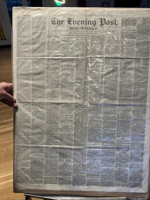 The Evening Post New York Tues Oct 24 1865 Original Newspaper