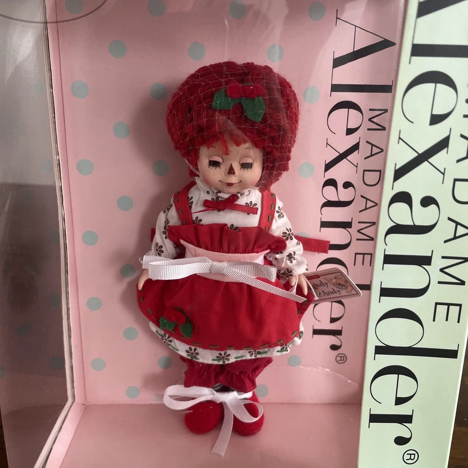 RARE Madame Alexander Raggedy Ann Holiday Doll NEW FAO Foto 2 de 4