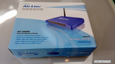 Airlive WT-2000R Turbo-G 125Mbps Wireless Router, 802.1x 802.11e und WMM support