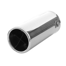 Voiture Embout D'Échappement Silencieux Bordure Tuyau Chrome Inox Acier