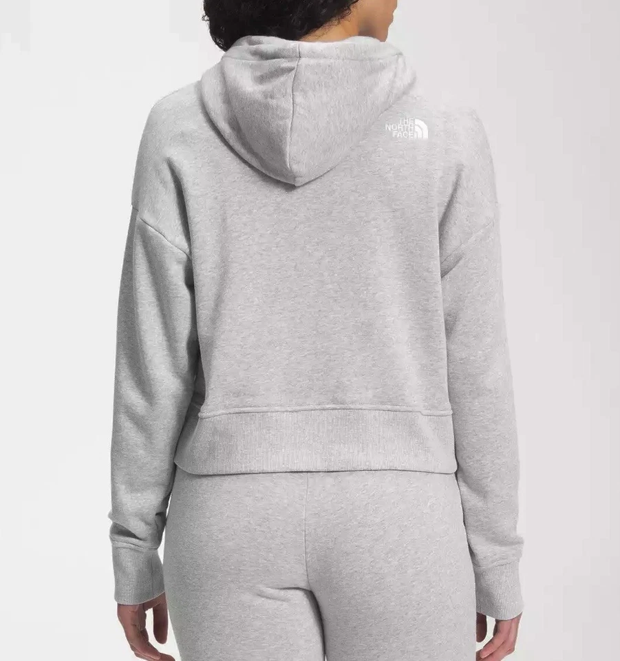 Новая женская толстовка с капюшоном The North Face с простым логотипом NF0A5GI8 светло-серая вересковая - большая - Изображение 2 из 4