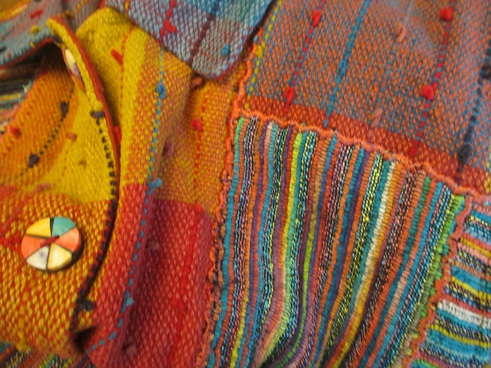 TRAVELSMITH MULTICOLOR SERAPE PATCHWORK TEXTURED … - image 11