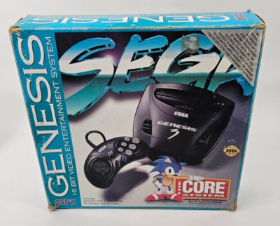 Sega Genesis III Model 3 Console Core System - Tested, CIB