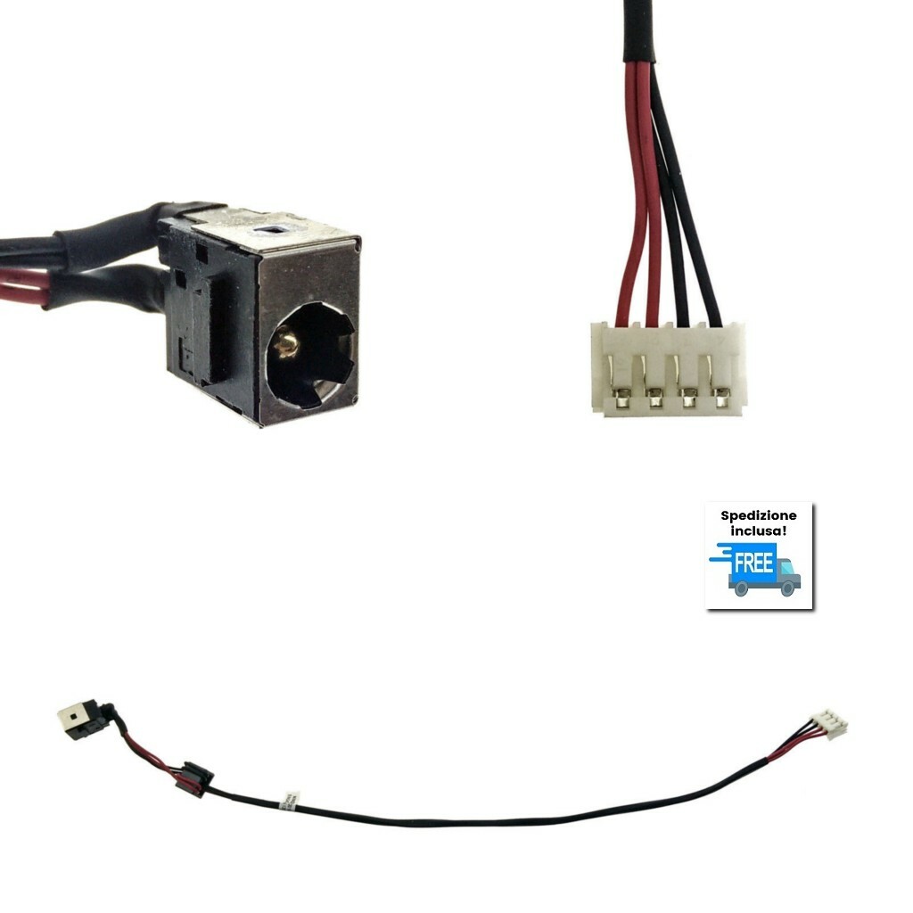 Presa Di Alimentazione DC Jack Per Notebook Lenovo G550, Ricambio Aperto Mai Usato