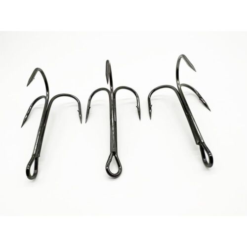 5PCS 10PCS 20PCS Fishing Treble Hooks Large Size 4/0#-12/0# Strong Sharp Trip... - Picture 5 of 6