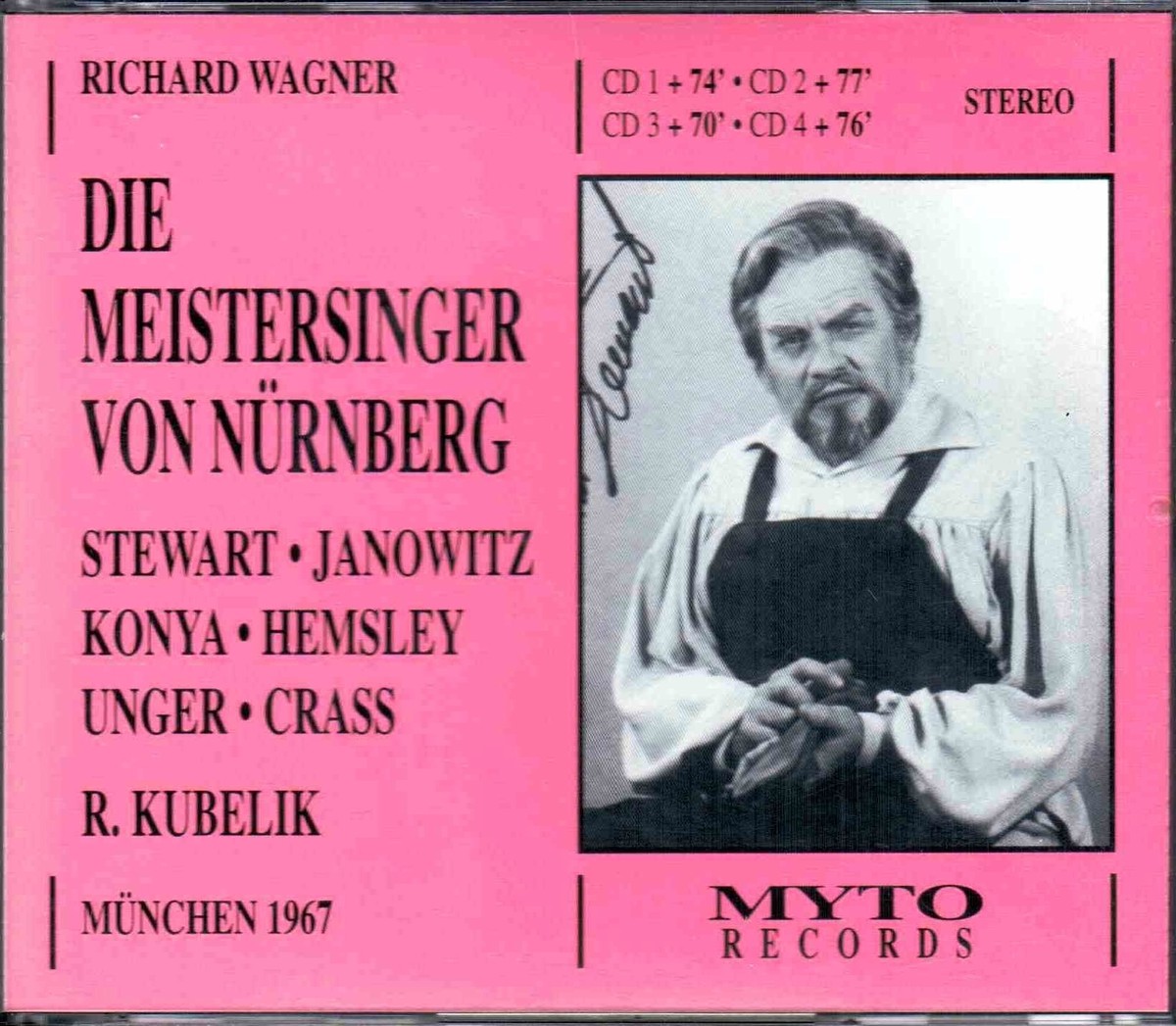Wagner: Die Meistersinger Von Nurnberg (1967) - Kubelik CD Wagner: Die Meistersinger Von Nurnberg (1967) - Kubelik CD