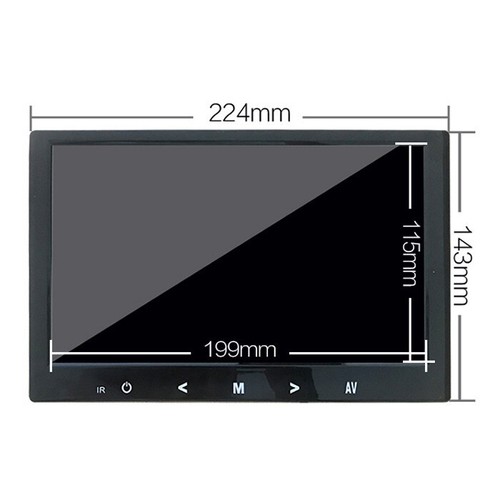 9'' LCD Car Truck Parking Display HD Rear View Monitor for Reverse Backup Camera - Picture 2 of 14