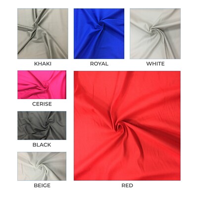 COTTON FABRIC Stretch Sateen Dressweight 97%Cotton3%Spandex 146CM Clothing  Dress | eBay