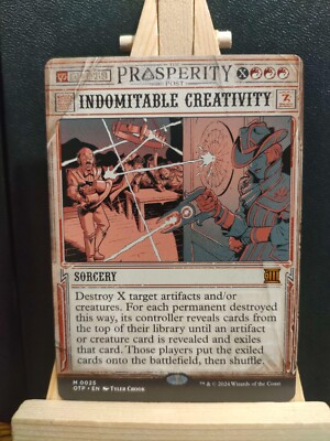 Indomitable Creativity - Thunder Junction Breaking News - NM (siehe Bilder) MTG