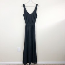 Show Me Your MuMu Black Kendall Bridesmaid Chiffon Dress Size XS 